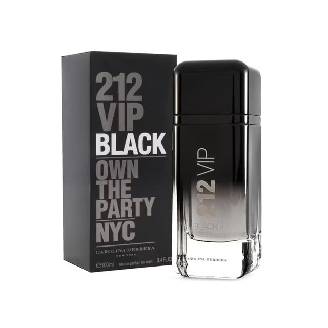Carolina Herrera 212 VIP Black Men EDP 100ml frente - Atavió Bravo