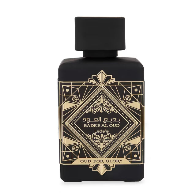 Lattafa Bade'e Al Oud For Glory EDP 100ml lateral - Atavió Bravo