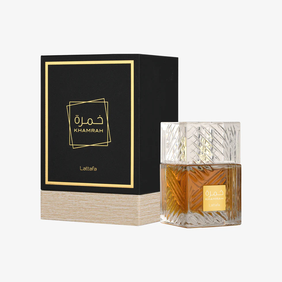 Lattafa Khamrah EDP 100ml frente - Atavió Bravo