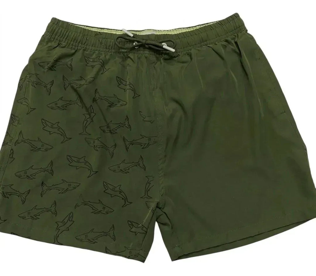 Short Traje De Baño Hombre Que Cambia De Diseño Al Mojarse